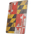 Maryland Flag Dark Wood Apple iPad Air Skin