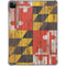 Maryland Flag Dark Wood iPad Pro 11in (2024) Clear Case