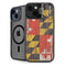 Maryland Flag Dark Wood iPhone 13 Kickstand Case