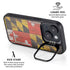Maryland Flag Dark Wood iPhone 14 Plus Kickstand Case