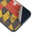 Maryland Flag Dark Wood iPhone Skins
