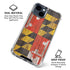 Maryland Flag Dark Wood iPhone 15 Clear Case