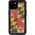 Maryland Flag Dark Wood iPhone 15 Plus Waterproof Case