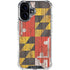 Maryland Flag Dark Wood iPhone 16 Clear Case