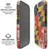 Maryland Flag Dark Wood iPhone 16 Plus Magsafe Impact Case