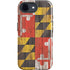 Maryland Flag Dark Wood iPhone 16e Impact Case