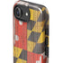 Maryland Flag Dark Wood iPhone 16e Impact Case