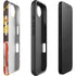 Maryland Flag Dark Wood iPhone 16e Impact Case