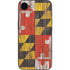 Maryland Flag Dark Wood iPhone 16e Skin
