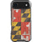 Maryland Flag Dark Wood iPhone 17 Air Clear Case