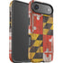 Maryland Flag Dark Wood iPhone 17 Air Impact Case