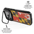 Maryland Flag Dark Wood iPhone 17 Pro Kickstand Case