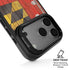 Maryland Flag Dark Wood iPhone 17 Pro Kickstand Case