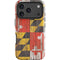 Maryland Flag Dark Wood iPhone 17 Pro Max Impact Case