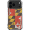 Maryland Flag Dark Wood iPhone 18 Pro Max Clear Case