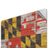 Maryland Flag Dark Wood Apple MacBook Pro 16-inch Skin