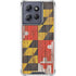 Maryland Flag Dark Wood Moto G Play 5G (2025) Clear Case