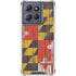 Maryland Flag Dark Wood Moto G Power 5G (2025) Clear Case