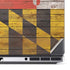 Maryland Flag Dark Wood Dell Precision Skin