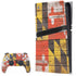 Maryland Flag Dark Wood PlayStation PS5 Skins