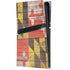 Maryland Flag Dark Wood PS5 Pro Console Skin