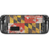 Maryland Flag Dark Wood Steam Deck Handheld Gaming Computer Skin