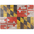Maryland Flag Dark Wood Surface Laptop 7 13.8in Skin