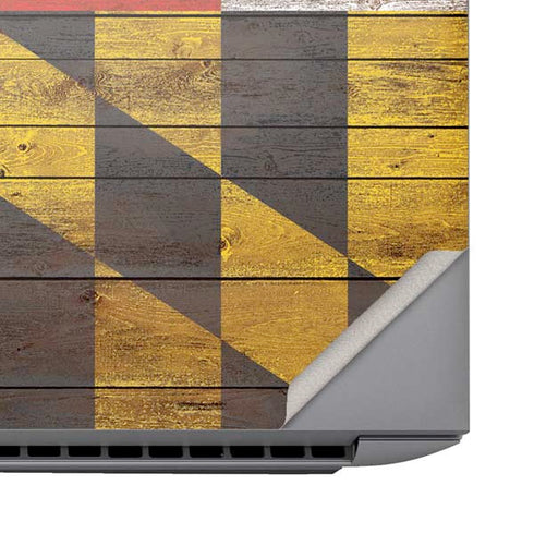 Maryland Flag Dark Wood HP ZBook Fury 16 G10 Skin
