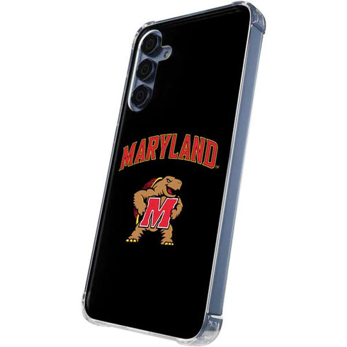 University of Maryland Collegiate Text Galaxy A35 5G Clear Case