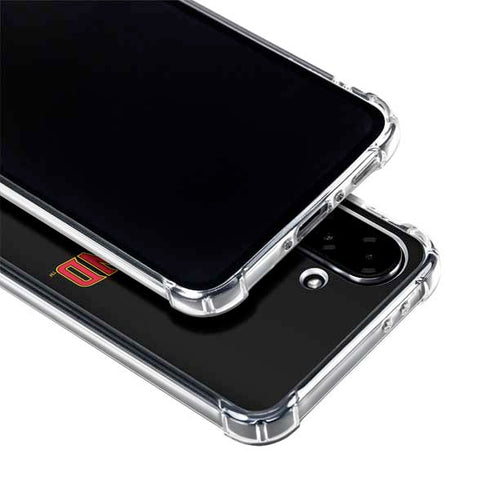 University of Maryland Collegiate Text Galaxy A36 5G Clear Case