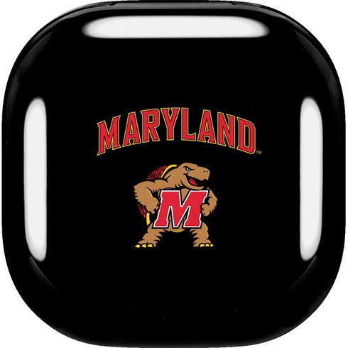University of Maryland Collegiate Text Galaxy Buds Live Skin
