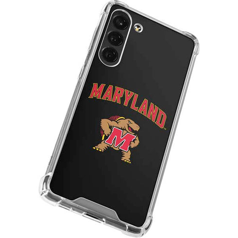 University of Maryland Collegiate Text Galaxy S24 FE Clear Case