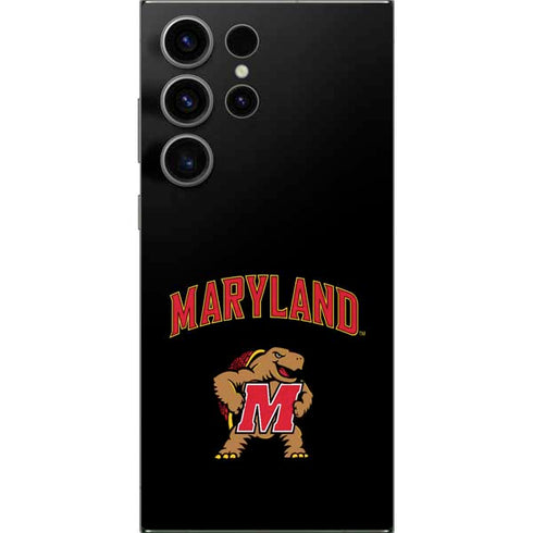 University of Maryland Collegiate Text Galaxy S25 Ultra Skin