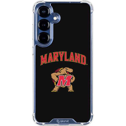 University of Maryland Collegiate Text Galaxy S25 Clear Case