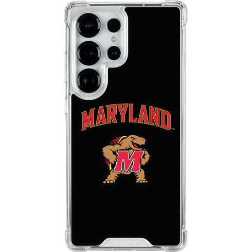 University of Maryland Collegiate Text Galaxy S25 Ultra Clear Case