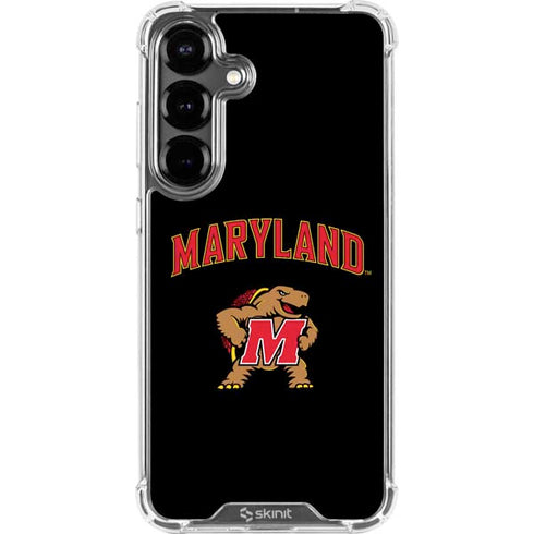 University of Maryland Collegiate Text Galaxy S26 Clear Case