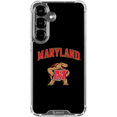University of Maryland Collegiate Text Galaxy S26 Plus Clear Case