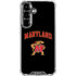 University of Maryland Collegiate Text Galaxy S26 Plus Clear Case