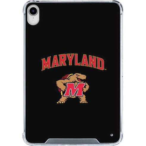 University of Maryland Collegiate Text iPad 11th Gen (2025) Clear Case