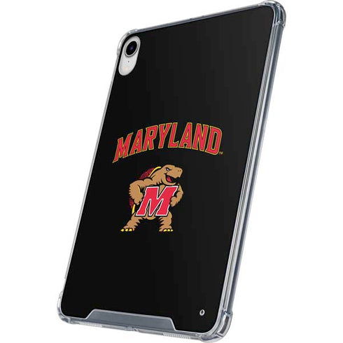 University of Maryland Collegiate Text iPad 11th Gen (2025) Clear Case