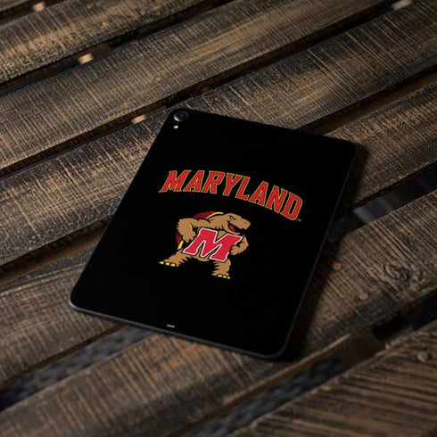 University of Maryland Collegiate Text Apple iPad Pro Skin