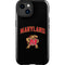 University of Maryland Collegiate Text iPhone 15 Impact Case