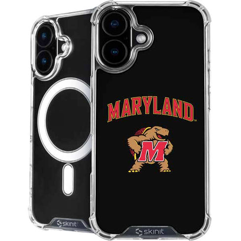 University of Maryland Collegiate Text iPhone 16 MagSafe Case