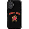 University of Maryland Collegiate Text iPhone 16 Plus Impact Case