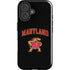 University of Maryland Collegiate Text iPhone 16 Plus Impact Case