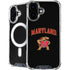 University of Maryland Collegiate Text iPhone 16 Plus MagSafe Case