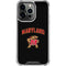 University of Maryland Collegiate Text iPhone 16 Pro Max Clear Case