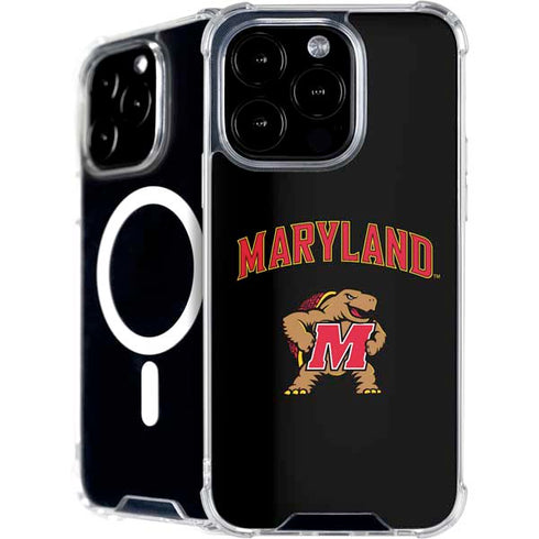 University of Maryland Collegiate Text iPhone 16 Pro Max MagSafe Case