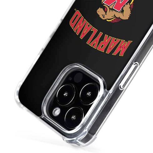 University of Maryland Collegiate Text iPhone 16 Pro Max MagSafe Case