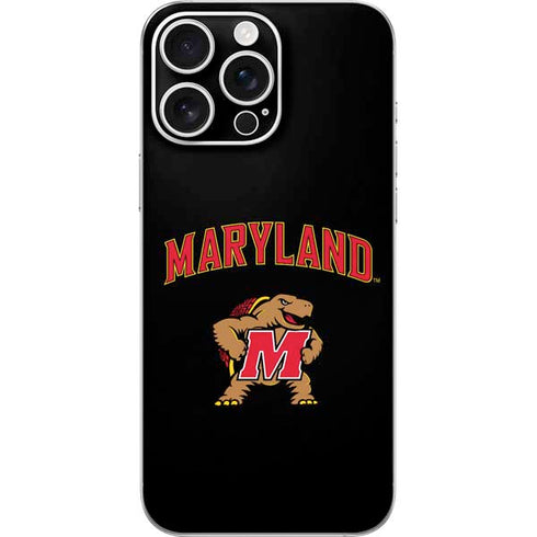 University of Maryland Collegiate Text iPhone 16 Pro Max Skin